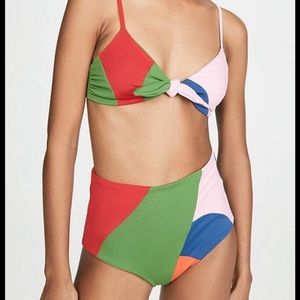 Lydia Multicolor High Waisted Bottoms NWOT